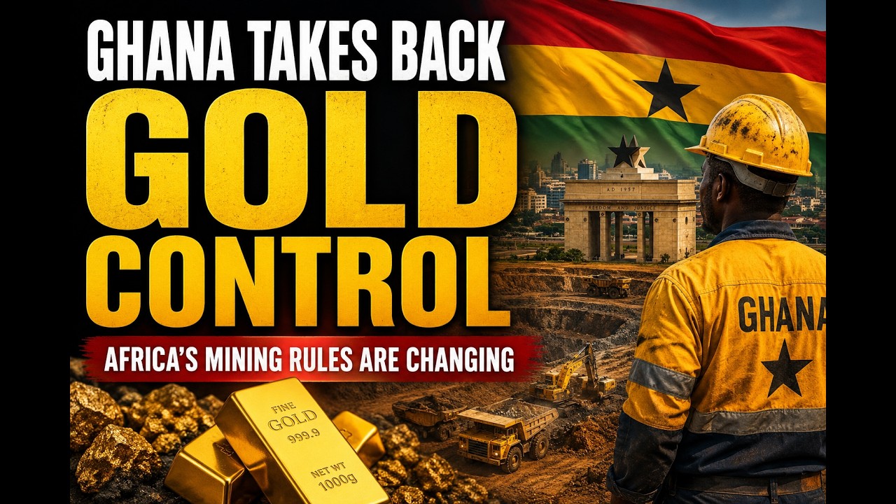 Ghana Tightens Grip on Gold as Africa Rethinks Mineral Wealth