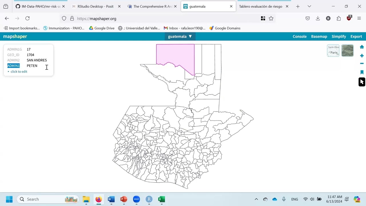 Module 4: Prepare the maps or shapefiles