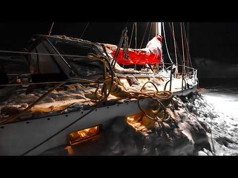 OUR HOME FROZEN INTO ICE IN GREENLAND (181 Days of Winter)