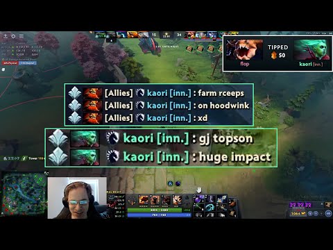 Topson responds to Div 2 player that was Flaming him