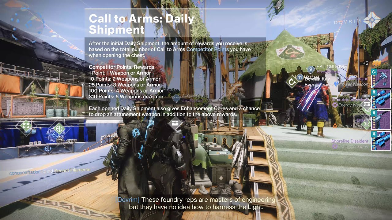 Call to Arms 2025 Event - All Event Challenges, Quests & Rewards Quick Preview [Destiny 2]