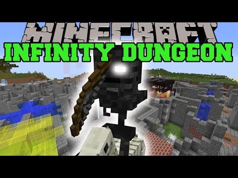 Minecraft: INFINITY DUNGEON (RANDOMLY GENERATED ROOMS & CHESTS!) Mini-Game
