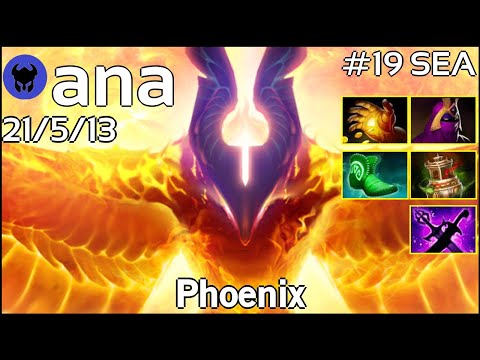 ana [OG] plays Phoenix!!! Dota 2 7.22