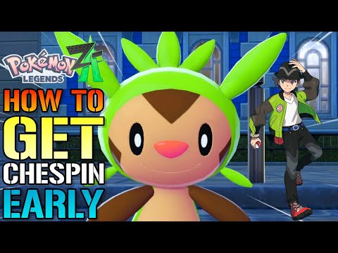 Pokémon Legends: Z-A How To Get "Chespin" EARLY! Amazing Kalos Starter (Guide)