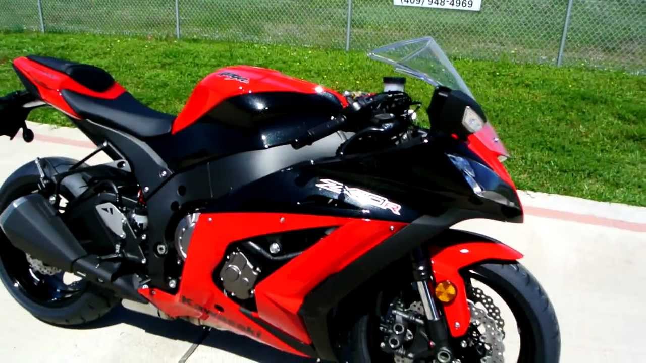 Overview and Review of the 2012 Kawasaki ZX10R Ninja Red Black