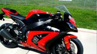 Overview and Review of the 2012 Kawasaki ZX10R Ninja Red Black