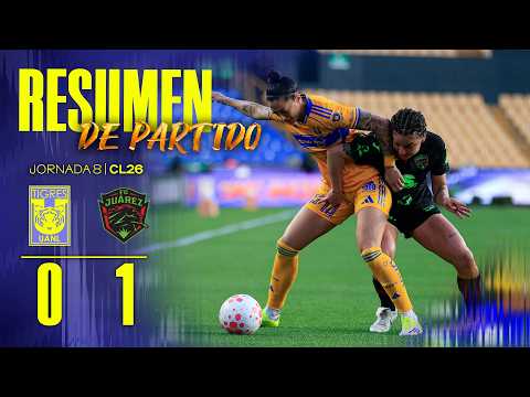 📹 Resumen | Tigres Femenil 0 - 1 Juárez Femenil | Jornada 8 | Clausura 2026 | Liga MX Femenil