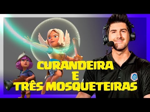 DECK DE CURANDEIRA GUERREIRA E MOSQUETEIRAS NO CLASH ROYALE!