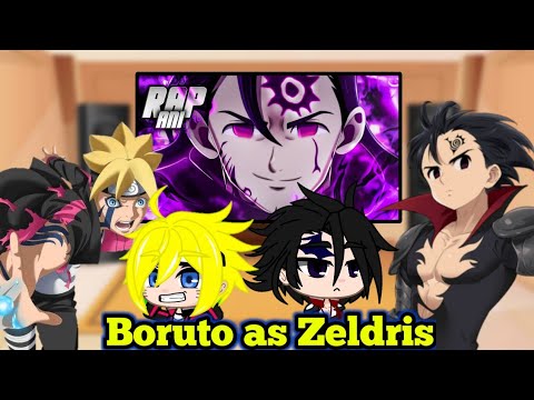 Família Uzumaki e Uchiha Reagindo ao Rap do Zeldris O PRÓXIMO REI ( Boruto as Zeldris )