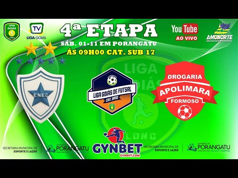 LIGA GOIÁS GYNBET.COM 2025 CATEG. BASE 2025 - ESTRELA DO NORTE EC X DROG. APOLIMARA  FORM.