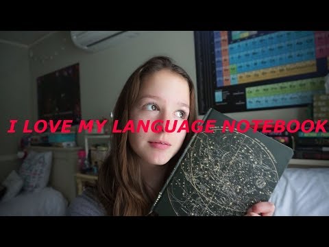 LEARNING A LANGUAGE AT HOME | LANGUAGE NOTEBOOK TIPS AND TRICKS