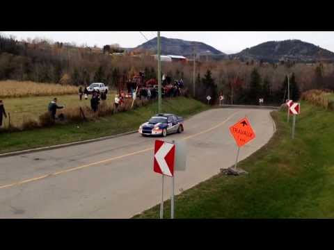 Rallye de Charlevoix 2013 Clermont. M. Labrie Subaru Impreza Sti