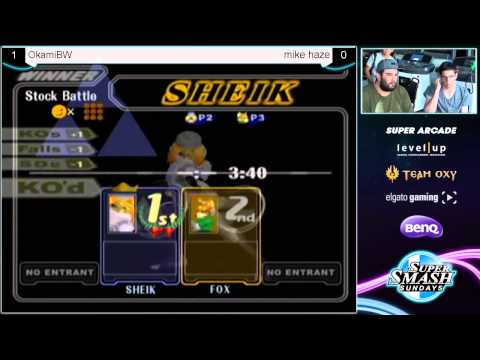 SSS 23 - OkamiBW (Sheik) Vs. MikeHaze (Fox) - Pools