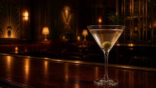 Classic Martini Cocktail Lounge Ambience | 1 Hour Vintage Jazz Bar Atmosphere