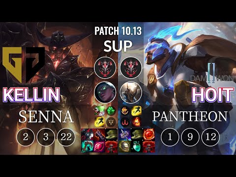 GEN Kellin Senna vs DWG Hoit Pantheon Sup - KR Patch 10.13
