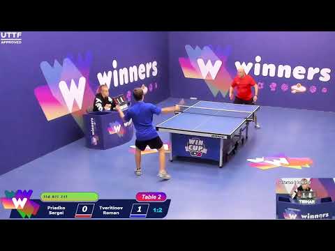 WINners CUP table 2  20.09 Priadko Sergei - Tveritinov Roman   20:00