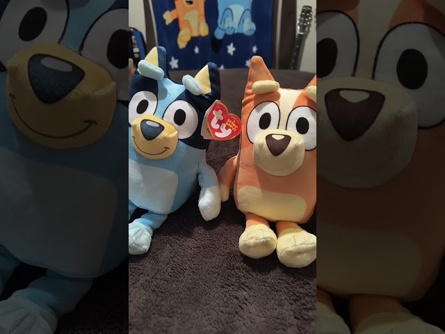 Vídeo relacionado con Ty Bluey Bandit - Peluche de Peluche para niños, colección Oficial de Beanie Babies