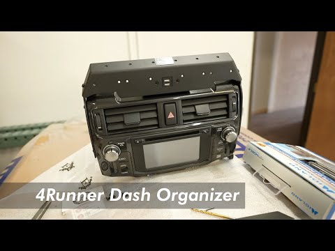 5th gen 4Runner Dash Organizer for Phone Mount, Radio Mount, & More - Expedition Essentials T4RPAM