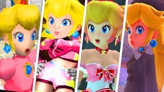 Evolution of Princess Peach Costumes (1985 - 2019)