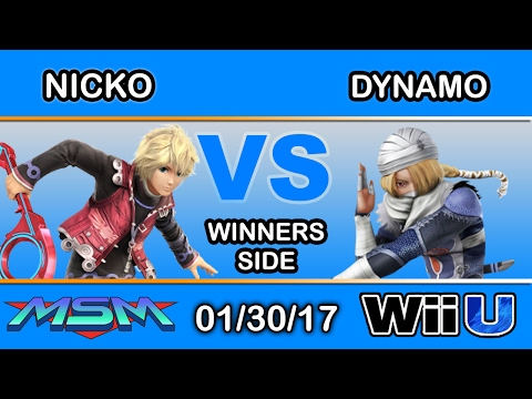 MSM 83 - 2S FAD | Nicko (Shulk) Vs. Dynamo (Sheik) Winners Side - Smash Wii U