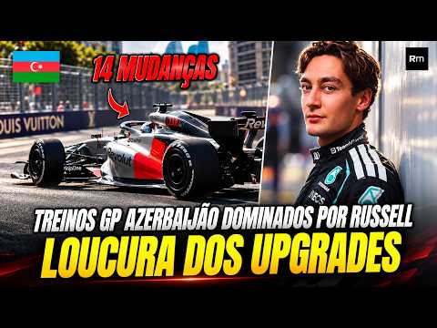RUSSELL DOMINA TREINOS, MAS GRANDES UPGRADES CHAMAM A ATENÇÃO NO GP AZERBAIJÃO!