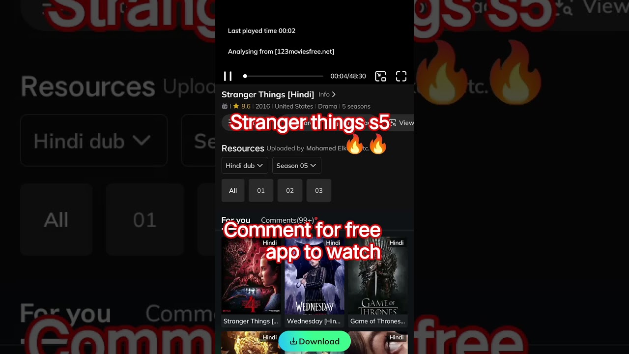 how to watch stranger things free☠️#latest #free #trend #ytshorts #strangerthings