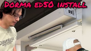 Dorma Kaba ED50 Low Energy Automatic Door Opener Installation