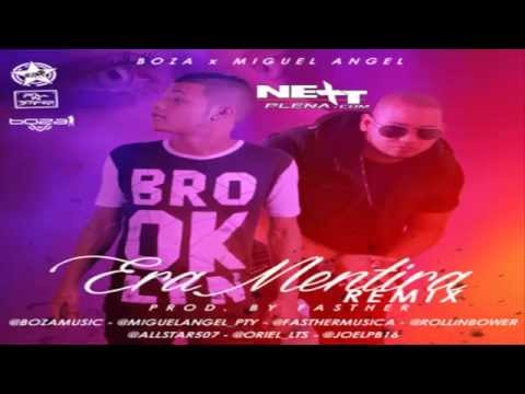 El Boza Ft Miguel Angel  Era Mentira Lyrics Video Letra