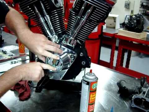 Part 10 How to Install the Ignition Rotor Cam Sensor Plate on Harley Davidson EVO S&S Jims Revtech
