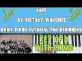 Safe by Victory Worship (Key of D) - Basic Piano Tutorial for Beginners with Chord