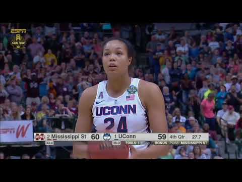 UCONN Vs  Mississippi State NCAAW Final Four Highlights 2017
