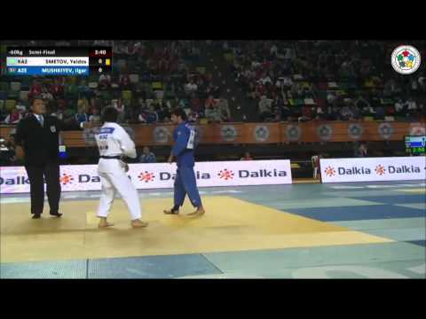 Yeldos SMETOV (KAZ) Vs Ilgar MUSHKIYEV (AZE) - Judo Grand Prix Samsun 2014 [-60kg]