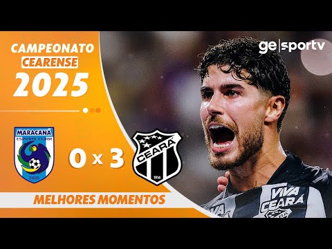 Gols e lances de Maracanã x Ceará