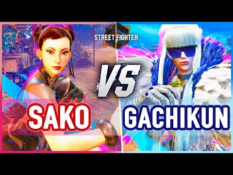 SF6 🔥 Sako (Chun-Li) vs Gachikun (Manon) 🔥 Street Fighter 6
