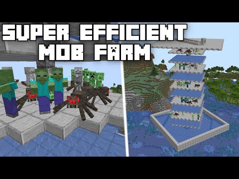 Super Efficient Mob Farm - Minecraft 1.21+ Tutorial (Java Edition)