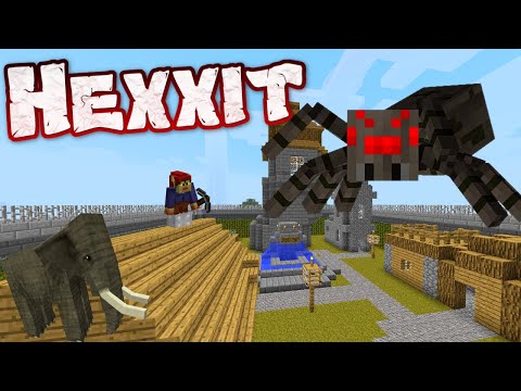 THIS HEXXIT WORLD HAS EVERYTHING!!! - Minecraft Modded Hexxit Ep 1
