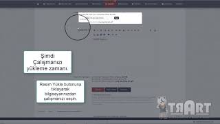 TRART.org - Galeri Bölümüne Nasıl Çalışma Yüklenir?