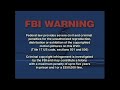 Anchor Bay FBI Warning With Music