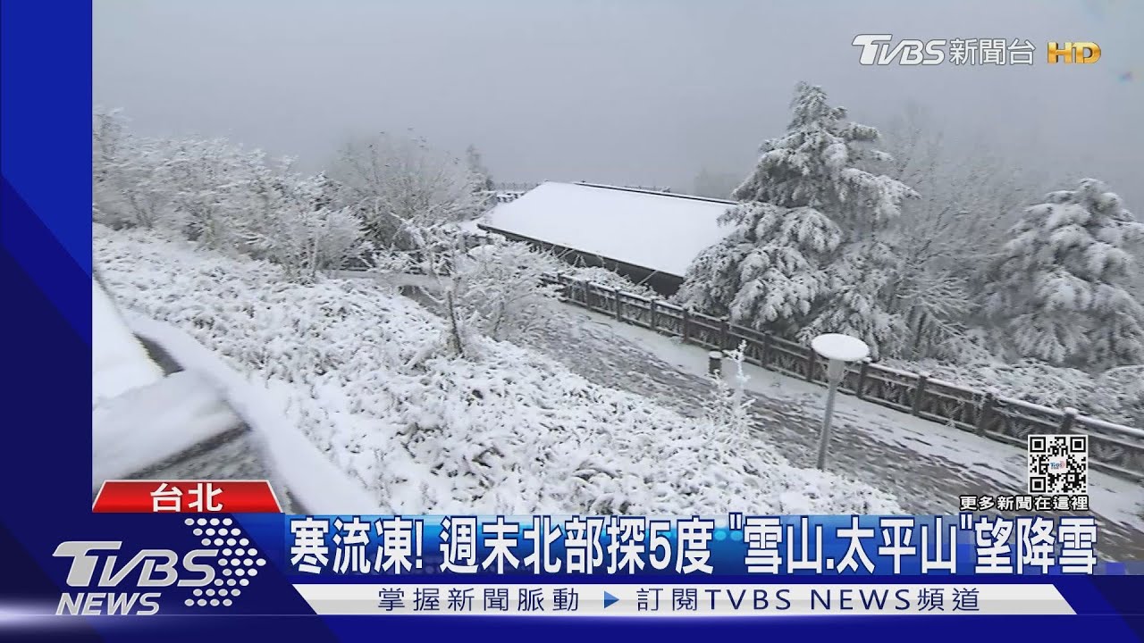 寒流凍！週末北部探5度　「雪山、太平山」望降雪