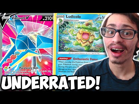 Is This The Most Underrated Way To Play Vikavolt V? Ludicolo Knockout Combo! PTCGO