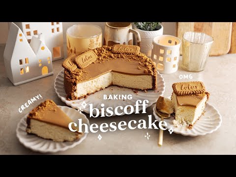 Biscoff Cheesecake ✨ baking a cheesecake for the holidays