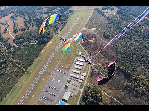 CRW SKYDIVING PARABATICS: Drag plane with streamers
