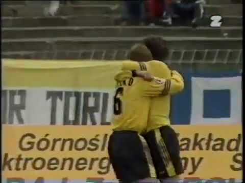 Ruch Chorzów - Widzew Łódź 1-2 (0-0) runda wiosenna sezonu 1996/97  9.04.1997