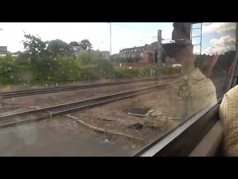 LNER Class 91114-82205 (DVT) Leaving York heading towels London Kings Cross