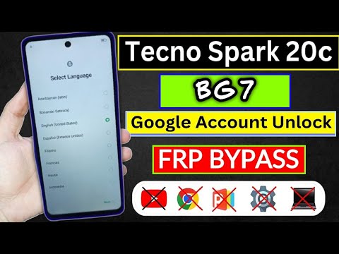 Tecno Spark 20c Frp Bypass | Share Article Not Open | Tecno BG7 Google/FRP Bypass Without PC