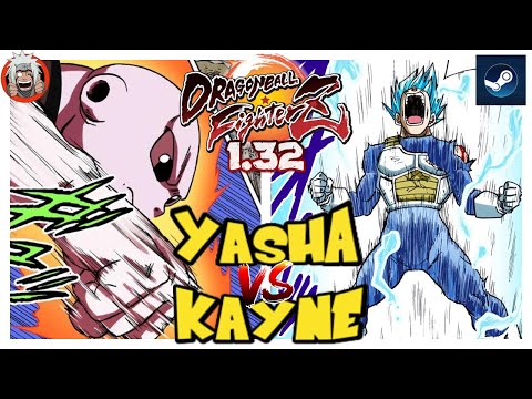 DBFZ Yasha vs Kayne (Jiren, VegetoSSB, A17) Vs (VegetaSSB, GokuGT, A18)