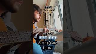 How to play a sky full of stars by Coldplay! #guitar #guitarra #violy£o #guitarlesson #coldplay