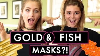 CAVIAR AND GOLD FACE MASK?! MEL JOY AND OLIVIA JADE | LA Made w/ Olivia Jade