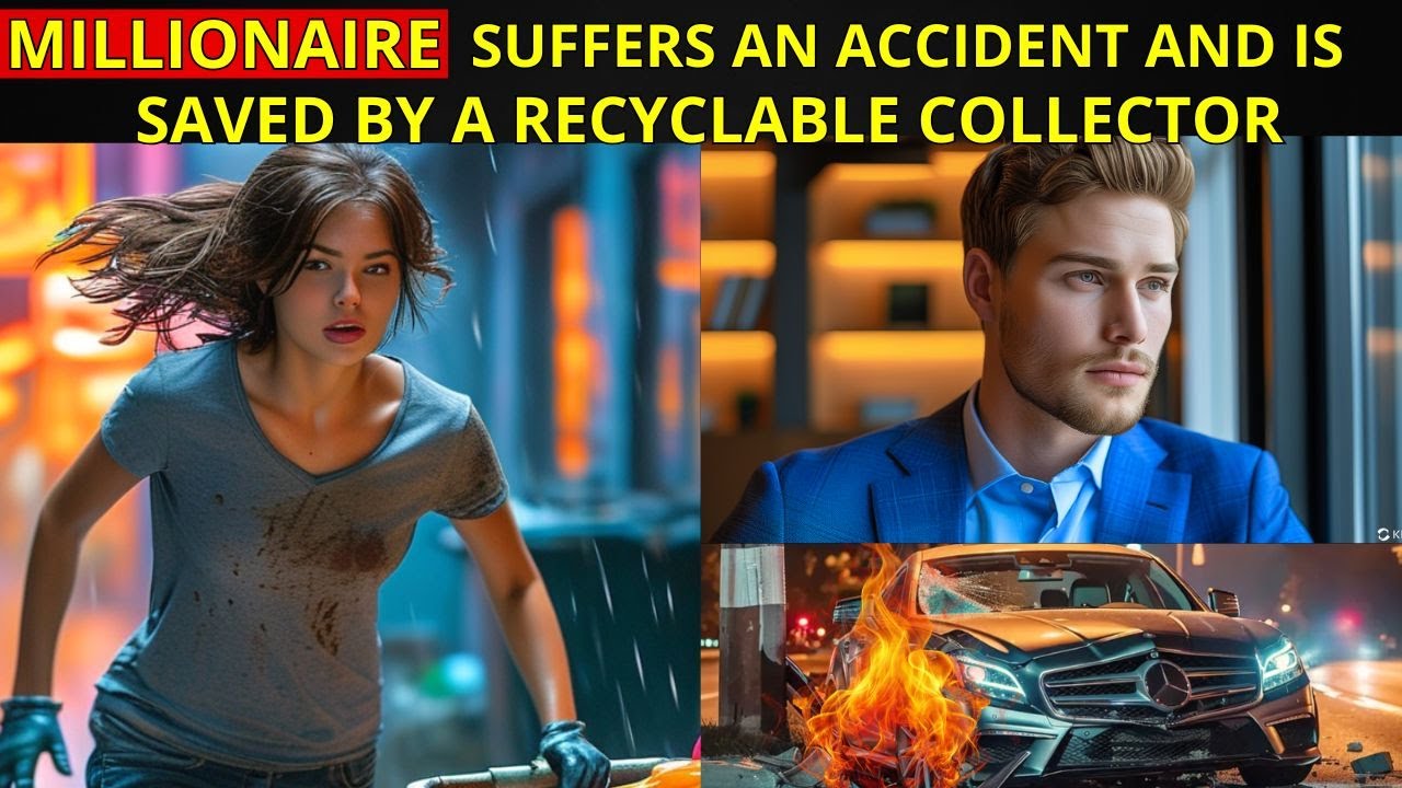 MILLIONAIRE HAS AN ACCIDENT AND IS SAVED BY A RECYCLER THE ENDING WILL SURPRISE YOU