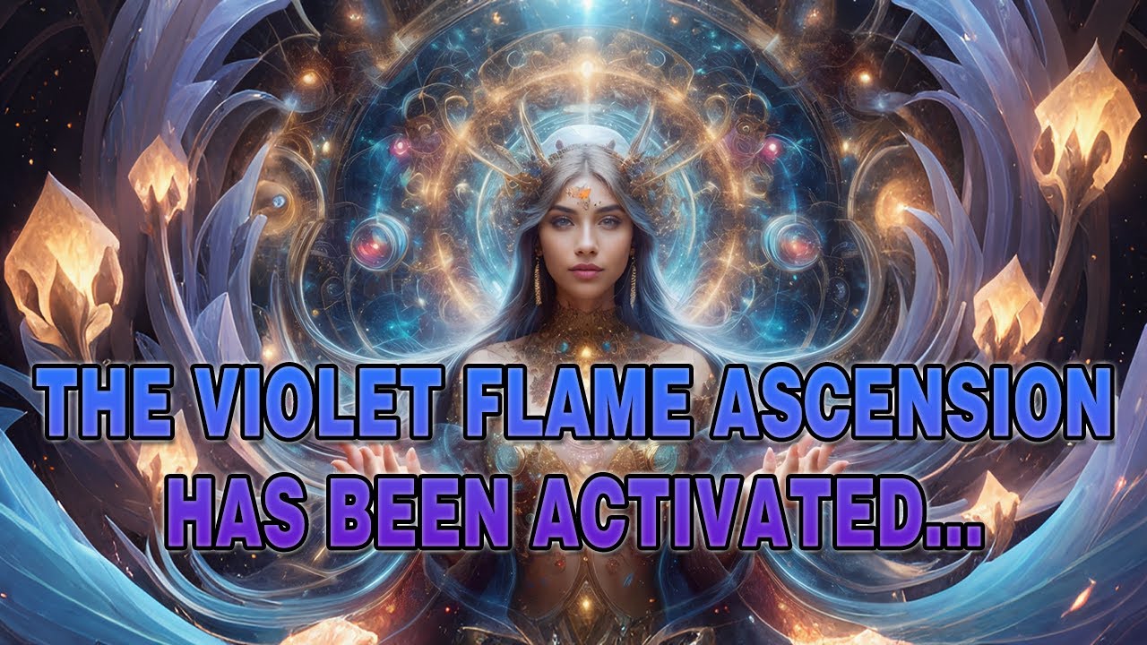 THE VIOLET FLAME ASCENSION HAS BEEN ACTIVATED... | 5D Crystalline Solar Healing